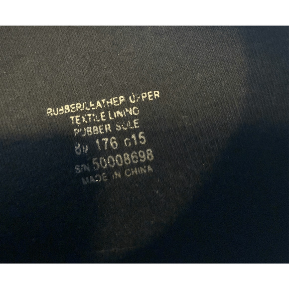 Tory Burch Black Knee High Leather Rubber Boots - Picture 12 of 12